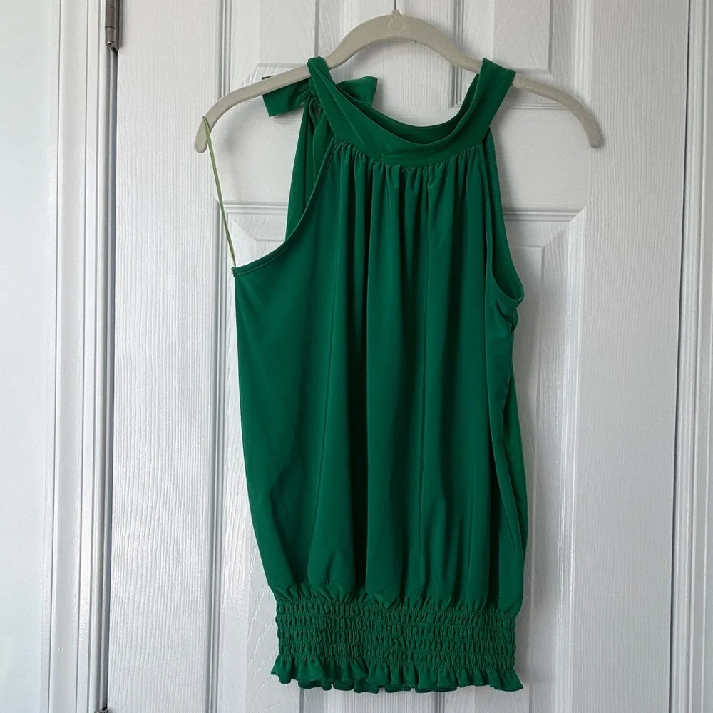 Women’s Halter Tank Top with Ruching Neckline - Size: 12 - Picture 8 of 16